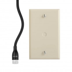 MX202BP/N - Miniaturowy mikrofon pojemnościowy, czarny, 10m kabel, przedwzmacniacz na płytce, bez...SHURE